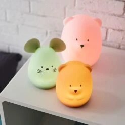 NATTOU Veilleuse Medium Ours Caramel 12cm Silicone 8 NATTOU Veilleuse Medium Ours Caramel 12cm Silicone -Nattou jo060476643 3