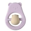 NATTOU Anneau Hochet Silicone Maman Et Bébé Lilas