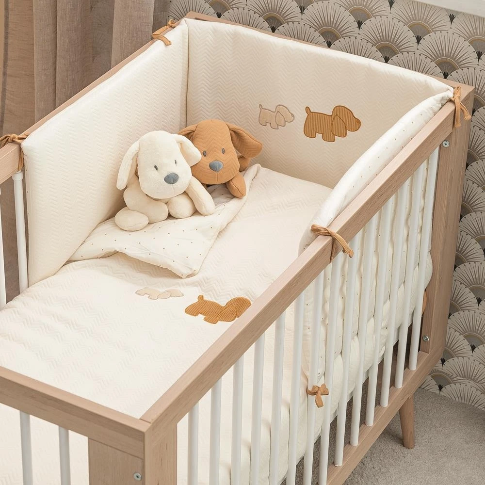 NATTOU Housse De Couette 100 X 140 Cm + Taie D'oreiller Charlie 2 NATTOU Housse De Couette 100 X 140 Cm + Taie D'oreiller Charlie – Image 2