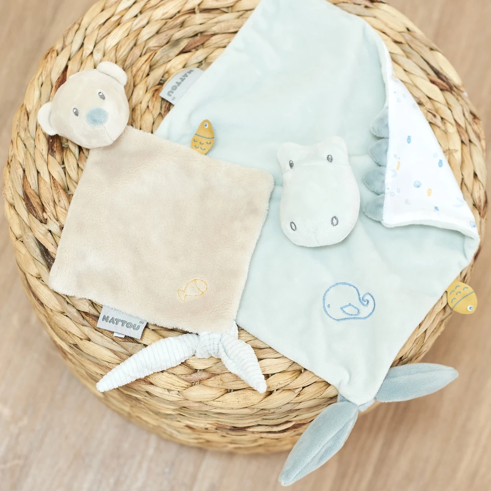 NATTOU Doudou Plat Roméo Croco 2 NATTOU Doudou Plat Roméo Croco – Image 2