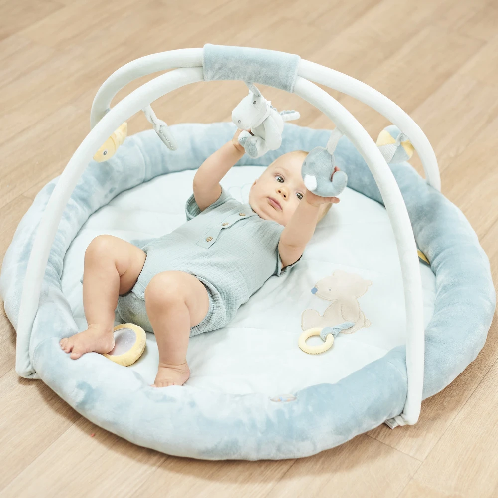 NATTOU Tapis D'éveil Pouf Avec Arches Roméo & Jules 2 NATTOU Tapis D'éveil Pouf Avec Arches Roméo & Jules – Image 2