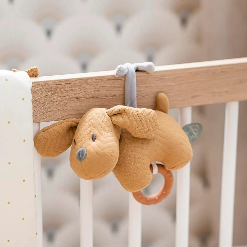 NATTOU Mini Peluche Musicale Charlie Le Chien Caramel 2 NATTOU Mini Peluche Musicale Charlie Le Chien Caramel – Image 2