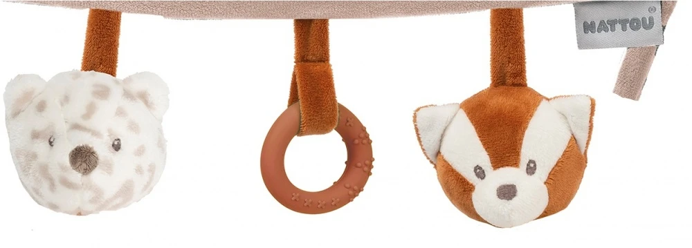 NATTOU Peluches D'activités à Suspendre Boris & Jungo 2 NATTOU Peluches D'activités à Suspendre Boris & Jungo – Image 2