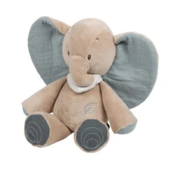 NATTOU Peluche Bébé Axel éléphant