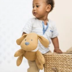 NATTOU Peluche 28 Cm Charlie Le Chien Jacquard Caramel 9 NATTOU Peluche 28 Cm Charlie Le Chien Jacquard Caramel -Nattou jo083488009 4