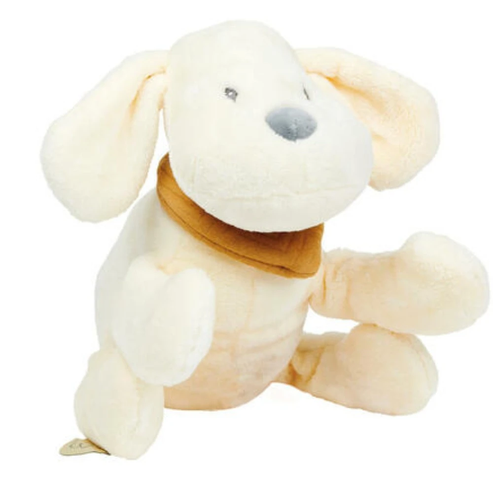 NATTOU Peluche 28 Cm Charlie Le Chien Vanille 1 NATTOU Peluche 28 Cm Charlie Le Chien Vanille