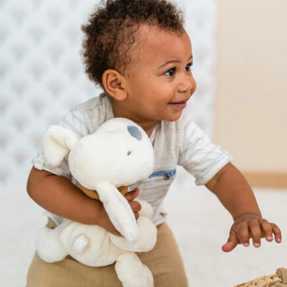 NATTOU Peluche 28 Cm Charlie Le Chien Vanille 4 NATTOU Peluche 28 Cm Charlie Le Chien Vanille – Image 4